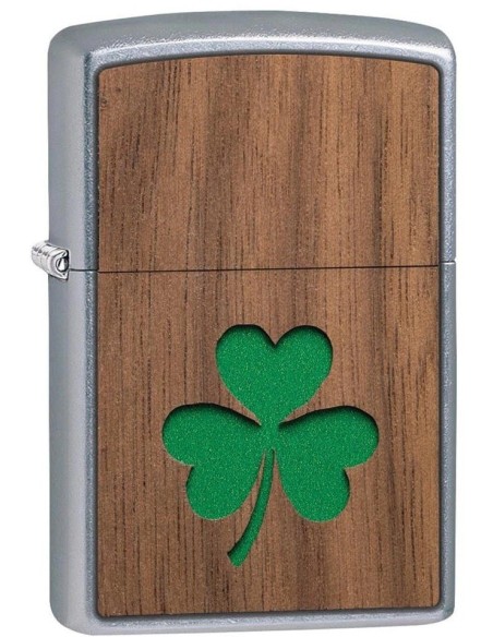 فندک زیپو مدل Zippo 49056 (Clover Walnut Emblem)
