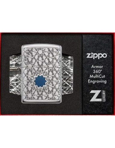 فندک زیپو مدل Zippo 60005024 (Blue Star)