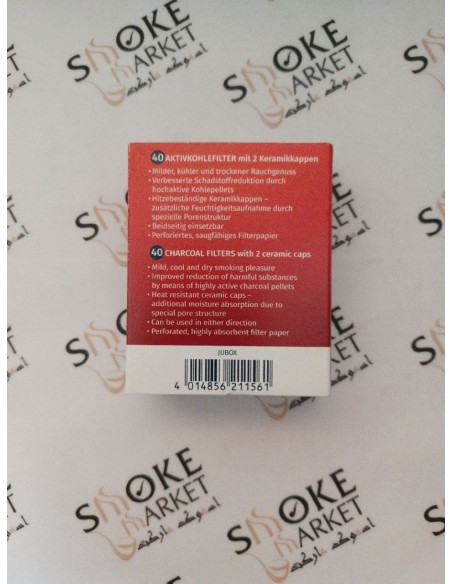 فیلتر پیپ دو سر سرامیک 40 عددی وان vauen آلمانی