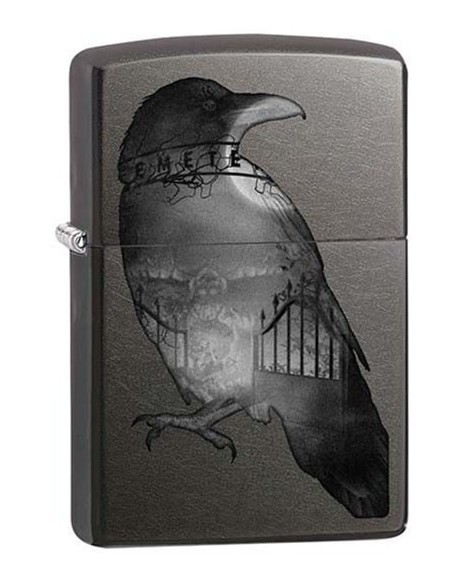 فندک زیپو مدل Zippo 29407 (Raven &amp Cemetary)