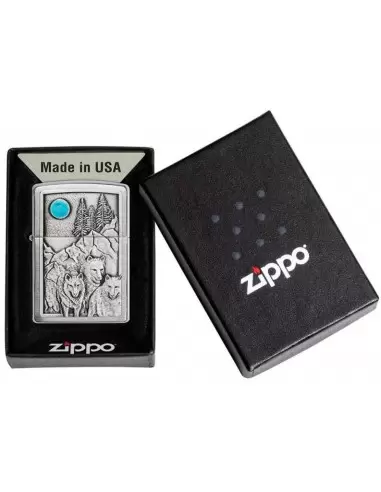خرید فندک زیپو Zippo 49295 (Wolf Pack & Moon)