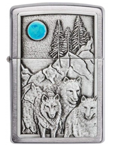 خرید فندک زیپو Zippo 49295 (Wolf Pack & Moon)