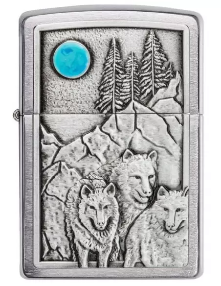 خرید فندک زیپو Zippo 49295 (Wolf Pack & Moon)