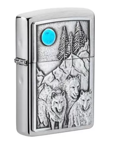 خرید فندک زیپو Zippo 49295 (Wolf Pack & Moon)