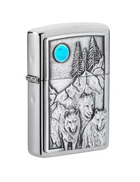خرید فندک زیپو Zippo 49295 (Wolf Pack & Moon)