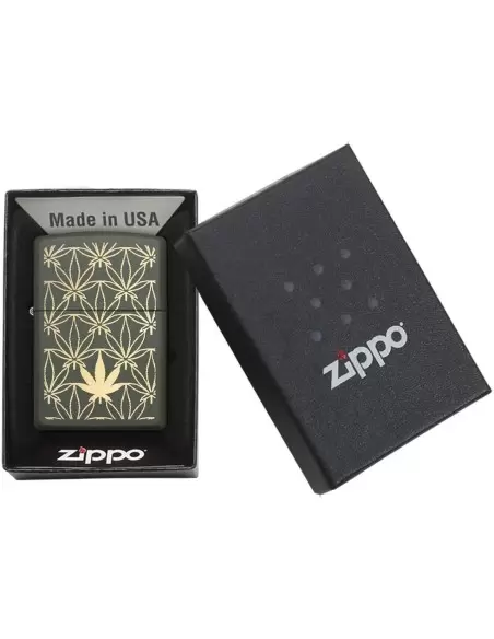 خریدفندک زیپو Zippo 29589 (Leaf Pattern Design)