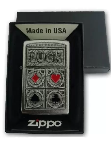 فندک زیپو مدل Zippo 2004515 (Luck Cards 3D)