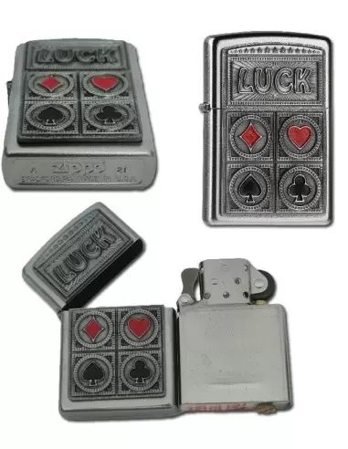 خریدفندک زیپو مدل Zippo 2004515 (Luck Cards 3D)