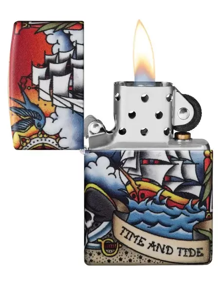 خرید فندک زیپو (Zippo 49532 (Nautical Tatto Design