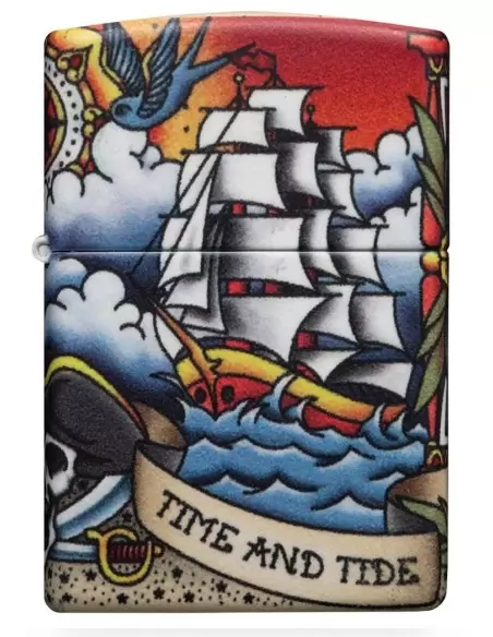 خریدفندک زیپو (Zippo 49532 (Nautical Tatto Design