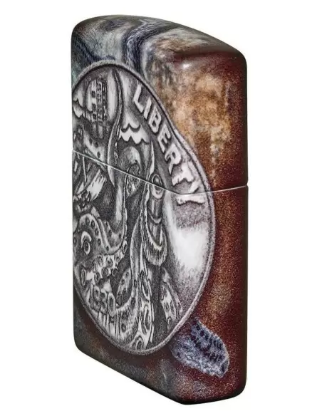 خریدفندک زیپو (Zippo 49434(Original Zippo Pirate Coin Design