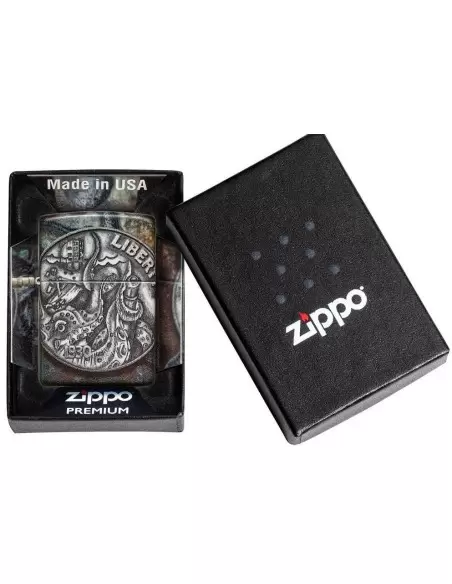 خریدفندک زیپو (Zippo 49434(Original Zippo Pirate Coin Design