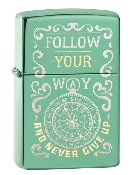 خریدفندک زیپو (Zippo 49161( FOLLOW YOUR WAY DESIG