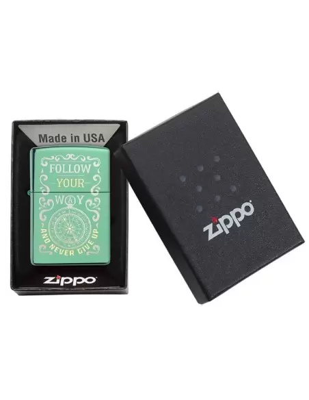 خریدفندک زیپو (Zippo 49161( FOLLOW YOUR WAY DESIG