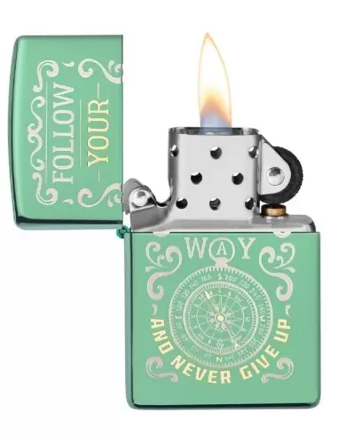 خریدفندک زیپو (Zippo 49161( FOLLOW YOUR WAY DESIG