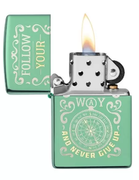 خریدفندک زیپو (Zippo 49161( FOLLOW YOUR WAY DESIG