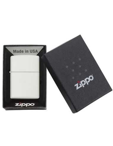 فندک زیپو سفید مات Zippo 214 (REGULAR WHITE MATTE)