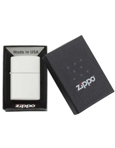 فندک زیپو سفید مات Zippo 214 (REGULAR WHITE MATTE) فندک زیپو سفید مات Zippo 214 (REGULAR WHITE MATTE)