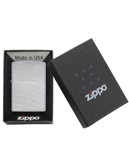 فندک زیپو قوس نقره ای Zippo 24647 (Chrome Arch)