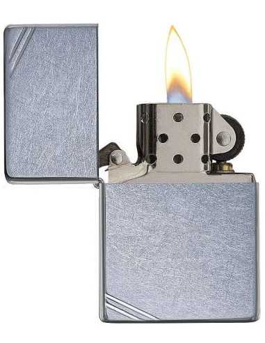 فندک زیپو وینتیچ برس خورده Zippo 267 (VINTAGE STREET CHROME)