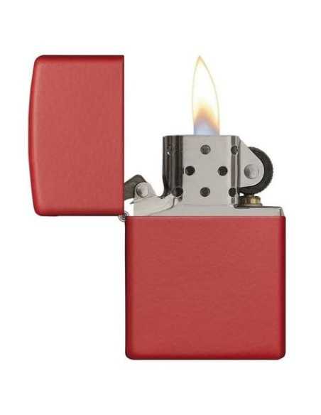 فندک زیپو قرمز مات Zippo 233 (Red Matte)