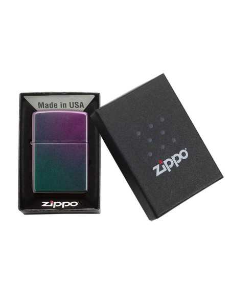 فندک زیپو رنگین کمانی مات Zippo 49146 (Reg Iridescent Matte)