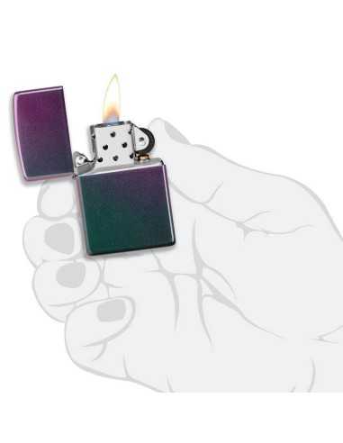 فندک زیپو رنگین کمانی مات Zippo 49146 (Reg Iridescent Matte)