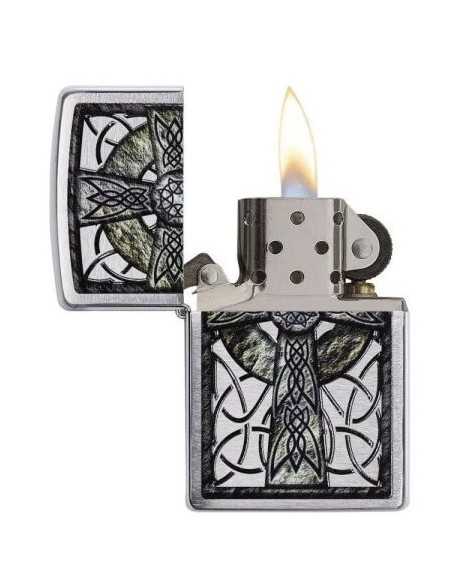 فندک زیپو طراحی صلیب Zippo 29622 (Celtic Cross Design)