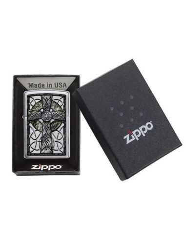 فندک زیپو طراحی صلیب Zippo 29622 (Celtic Cross Design)