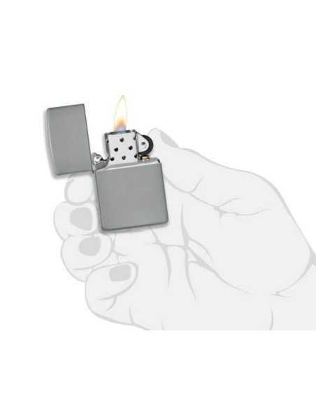 فندک زیپو طوسی مات Zippo 49452 (Flat Grey)