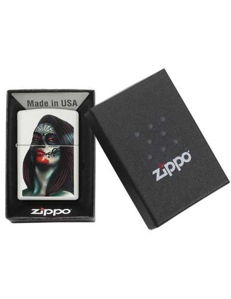 فندک زیپو Zippo 29400 (Day Of The Dead Lady Tattoo) فندک زیپو Zippo 29400 (Day Of The Dead Lady Tattoo)