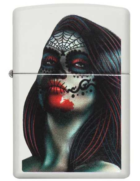 خرید فندک زیپو Zippo 29400 (Day Of The Dead Lady Tattoo)