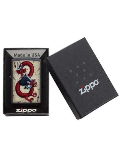 فندک زیپو طرح اژدها Zippo 29840 (Dragon Ace)