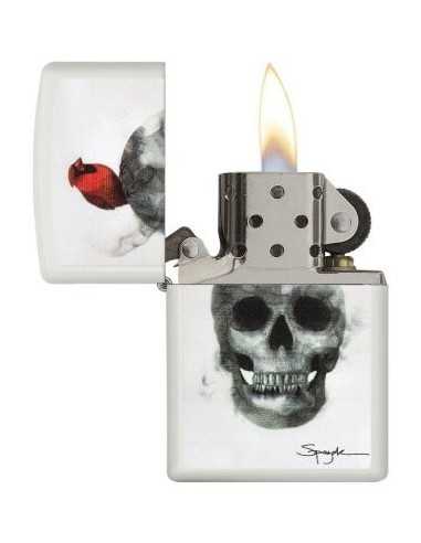 فندک زیپو جمجمه و پرنده Zippo 29644 (SPAZUK)