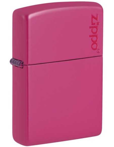 فندک زیپو سرخابی مات Zippo 49846ZL (FREQUENCY ZIPPO LOGO)