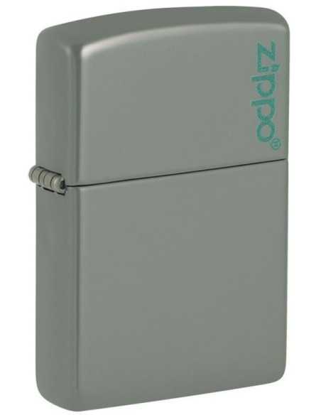فندک زیپو سبز مات Zippo 49843ZL (AGE GREEN ZIPPO LOGO)