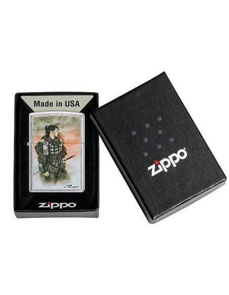 فندک زیپو طرح سامورایی Zippo 49767 (LUIS ROYO) فندک زیپو طرح سامورایی Zippo 49767 (LUIS ROYO)