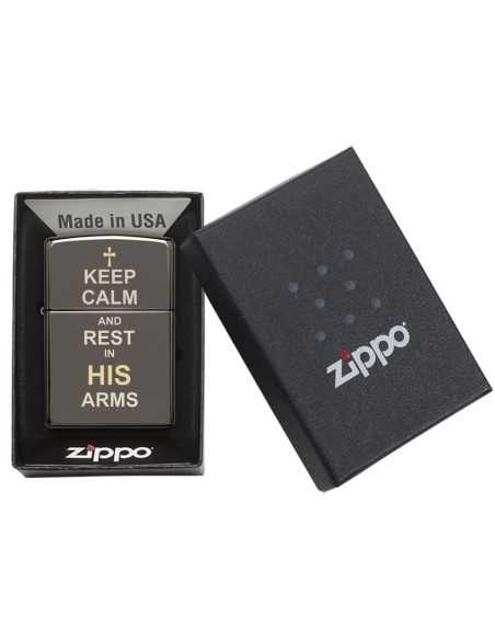 فندک زیپو Zippo 29610 ( KEEP CLAM DESIGN) فندک زیپو Zippo 29610 ( KEEP CLAM DESIGN)