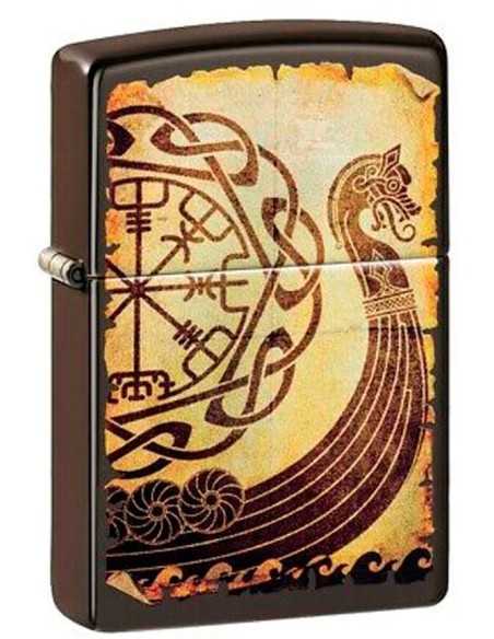 خرید فندک زیپو کشتی جنگی وایکینگ Zippo 49182 (VIKING WARSHIP)