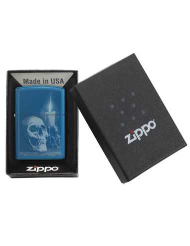 فندک زیپو طرح جمجمه Zippo 29704 (SKULL DESIGN)