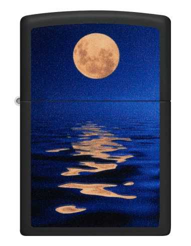 فندک زیپو طرح ماه شب تاب Zippo 49810 (FULL MOON)