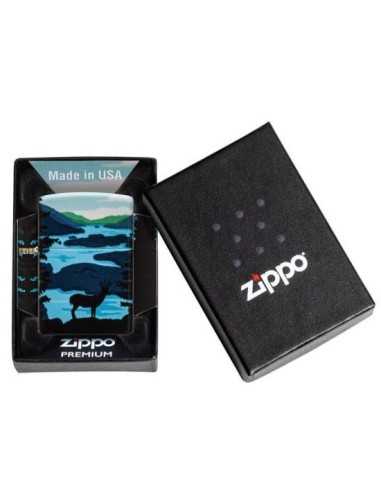 فندک زیپو Zippo 49483 (DEER LANDSCAPE DESIG)