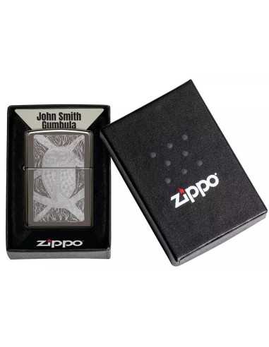 فندک زیپو طرح جغد Zippo 49612 (JOHN SMITH GUMBULA)