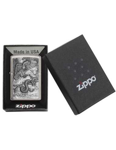 فندک زیپو عقاب و مار Zippo 29637 (EAGLE VS SNAKE)