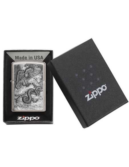فندک زیپو عقاب و مار Zippo 29637 (EAGLE VS SNAKE)