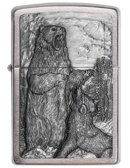 خرید فندک زیپو خرس و گرگ Zippo 29636 (BEAR VS WOLF)