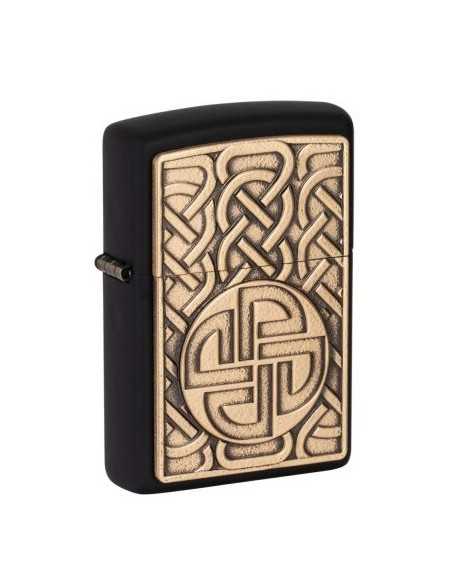 فندک زیپو نشان اسکاندیناوی Zippo 49538 ( NORSE ANTIQUE BRASS EMB)