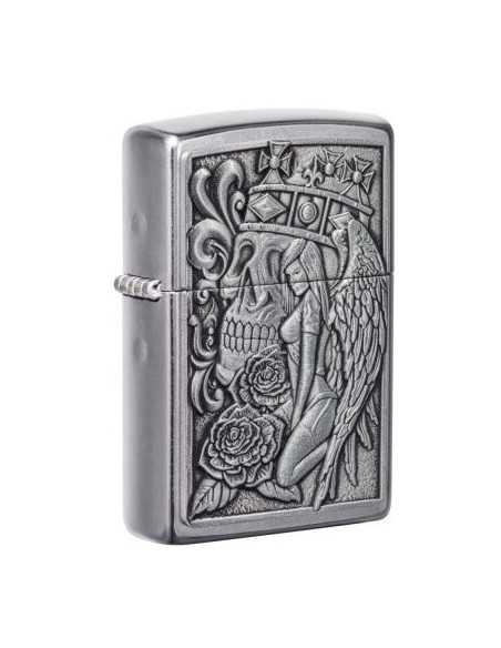 فندک زیپو جمجمه و فرشته Zippo 49442 (SKULL AND ANGEL)