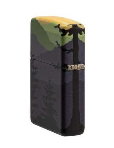 فندک زیپو طرح خرس و جنگل Zippo 49482 (BEAR LANDSCAPE)