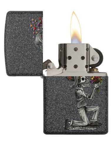 فندک زیپو ست جفتی Zippo 28987 (DAY OF DEAD SKULLS SET)